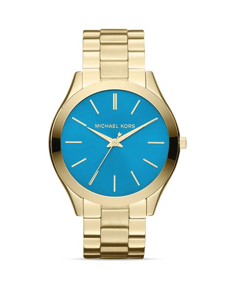 michael kors herrenuhr blau gold|Michael Kors men's blue.